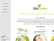 Tablet Screenshot of goform.de